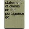 Statement Of Claims On The Portuguese Go door Thomas Collins