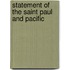 Statement Of The Saint Paul And Pacific