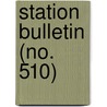 Station Bulletin (No. 510) by New Hampshire Agricultural Station