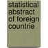 Statistical Abstract Of Foreign Countrie