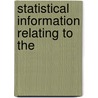 Statistical Information Relating To The door Frank V. Mcdonald