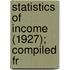 Statistics Of Income (1927); Compiled Fr