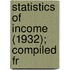 Statistics Of Income (1932); Compiled Fr