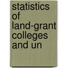 Statistics Of Land-Grant Colleges And Un door United States. Office Of Education
