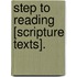 Step To Reading [Scripture Texts].
