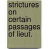Strictures On Certain Passages Of Lieut. door William Carr Beresford