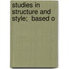 Studies In Structure And Style;  Based O door William Tenney Brewster