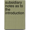 Subsidiary Notes As To The Introduction door Florence Nightingale