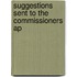 Suggestions Sent To The Commissioners Ap
