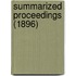 Summarized Proceedings (1896)