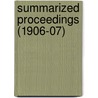 Summarized Proceedings (1906-07) by American Association for the Science