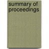 Summary Of Proceedings door International Railway Congress