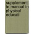 Supplement To Manual In Physical Educati