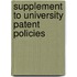 Supplement To University Patent Policies