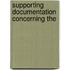 Supporting Documentation Concerning The