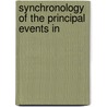 Synchronology Of The Principal Events In door Stephen Hawes