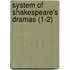 System Of Shakespeare's Dramas (1-2)
