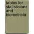 Tables For Statisticians And Biometricia