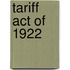 Tariff Act Of 1922