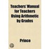 Teachers' Manual For Teachers Using Arit