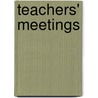 Teachers' Meetings by Sixto Celestino Palaypay