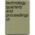 Technology Quarterly And Proceedings Of