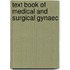 Text Book Of Medical And Surgical Gynaec
