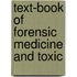 Text-Book Of Forensic Medicine And Toxic