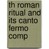 Th Roman Ritual And Its Canto Fermo Comp
