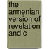The Armenian Version Of Revelation And C