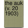 The Auk (V. 20 1903) by American Ornithologists' Union