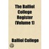 The Balliol College Register (Volume 1)