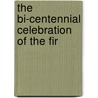 The Bi-Centennial Celebration Of The Fir door Conn. First Co Bridgeport