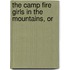 The Camp Fire Girls In The Mountains, Or