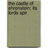 The Castle Of Ehrenstein; Its Lords Spir