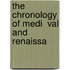 The Chronology Of Medi  Val And Renaissa