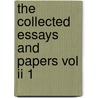 The Collected Essays And Papers Vol Ii 1 door Saintsbury George.