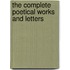 The Complete Poetical Works And Letters