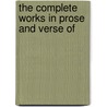 The Complete Works In Prose And Verse Of door Charles Lamb