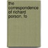 The Correspondence Of Richard Porson, Fo