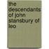 The Descendants Of John Stansbury Of Leo