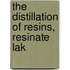 The Distillation Of Resins, Resinate Lak