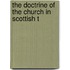 The Doctrine Of The Church In Scottish T