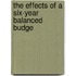 The Effects Of A Six-Year Balanced Budge