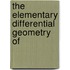 The Elementary Differential Geometry Of