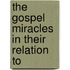 The Gospel Miracles In Their Relation To