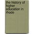 The History Of Higher Education In Rhode
