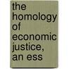 The Homology Of Economic Justice, An Ess door East India merchant