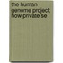 The Human Genome Project; How Private Se
