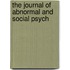 The Journal Of Abnormal And Social Psych